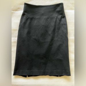 Theory Black Pencil Skirt, Size 0, Pre-owned